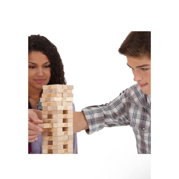 Hasbro Jenga Classic Game with Genuine Hardwood Blocks,Stacking Tower Game - Picture 5 of 6